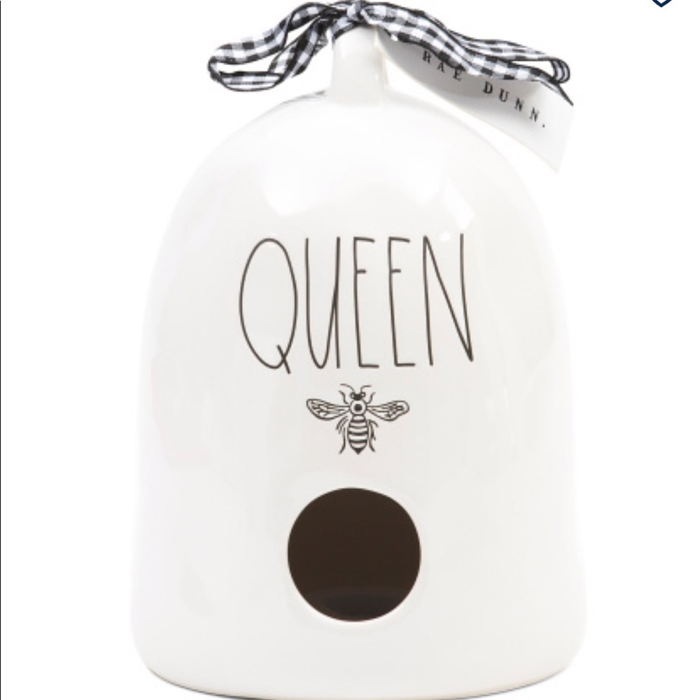 Rae Dunn Queen Bee Ceramic Bird House